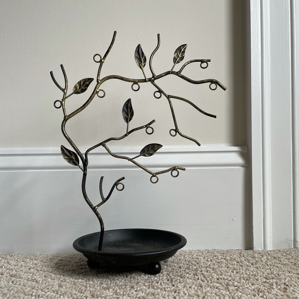 Good Brushed Jewelry Tree Holder